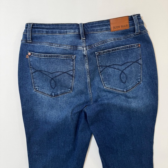 Judy Blue Tummy Control Bootcut Jeans Women's Plus Tall Long 16 16W Denim Casual - Picture 12 of 13
